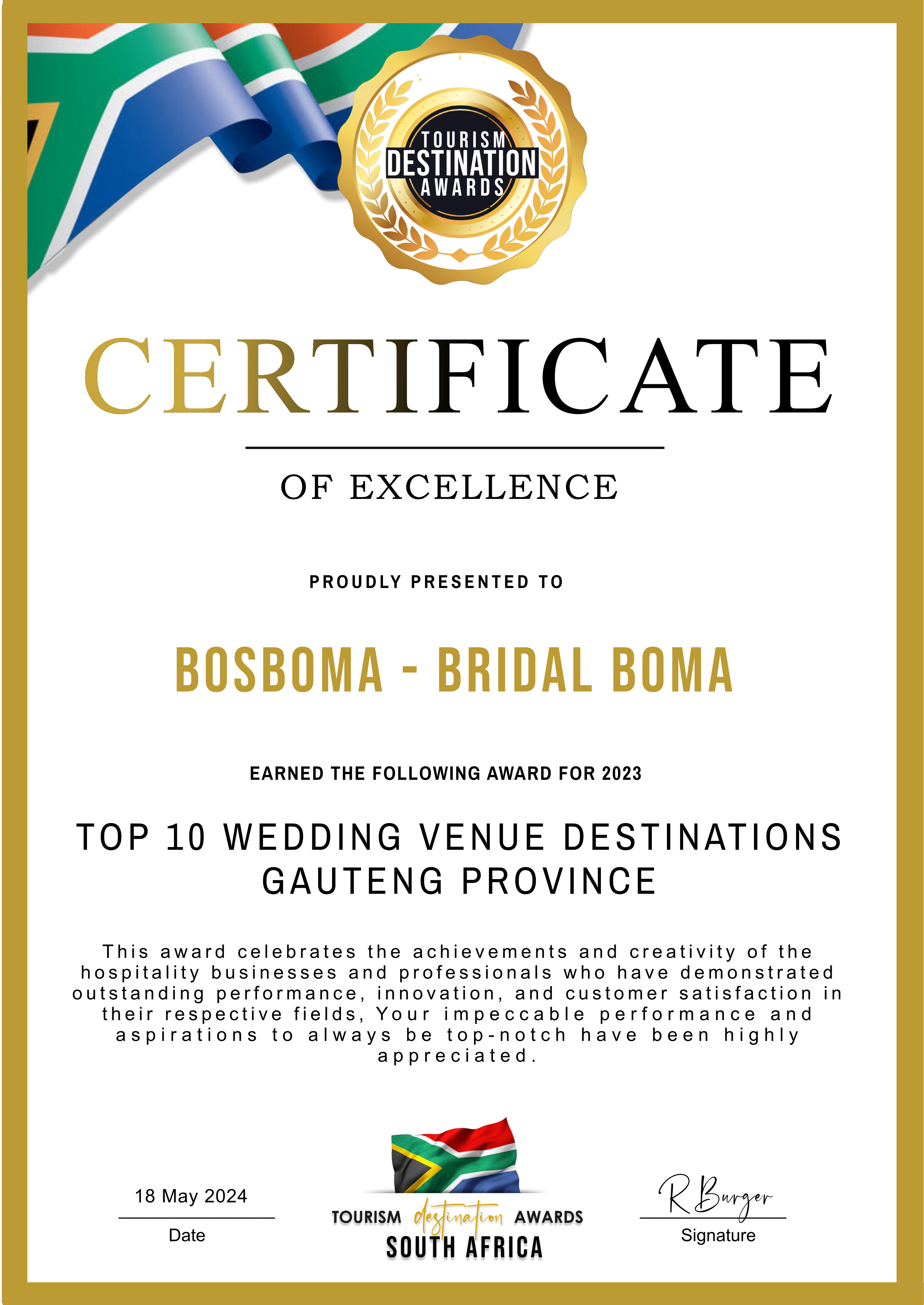 BosBoma - Bridal Boma Top!